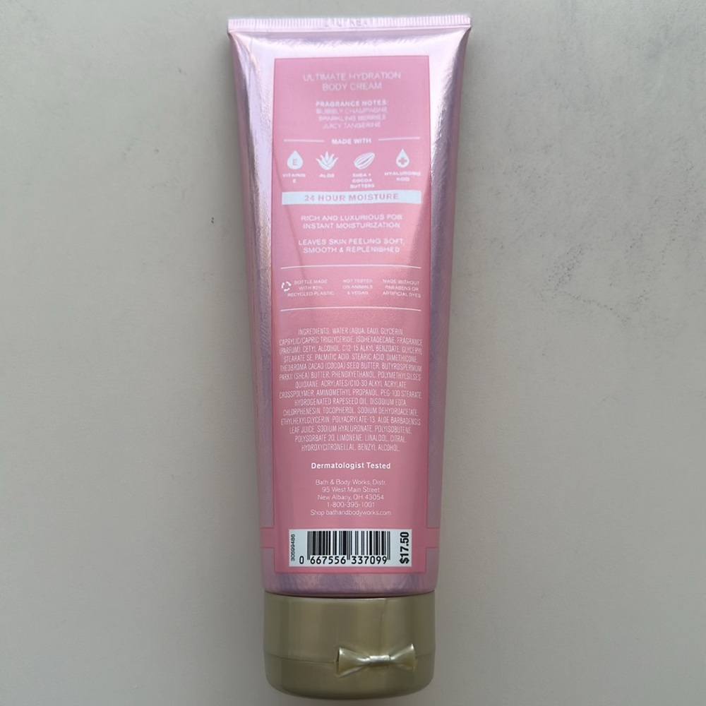 NWT Bath & Body Works Champagne Toast Body Cream (8 oz) - Picture 2 of 5